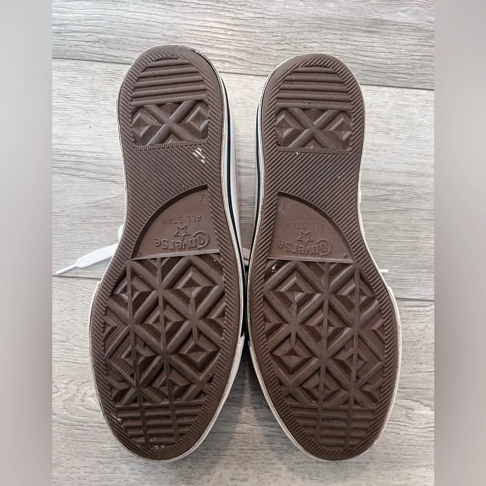 Converse Women's Cream Platform Sneakers - Picture 7 of 7